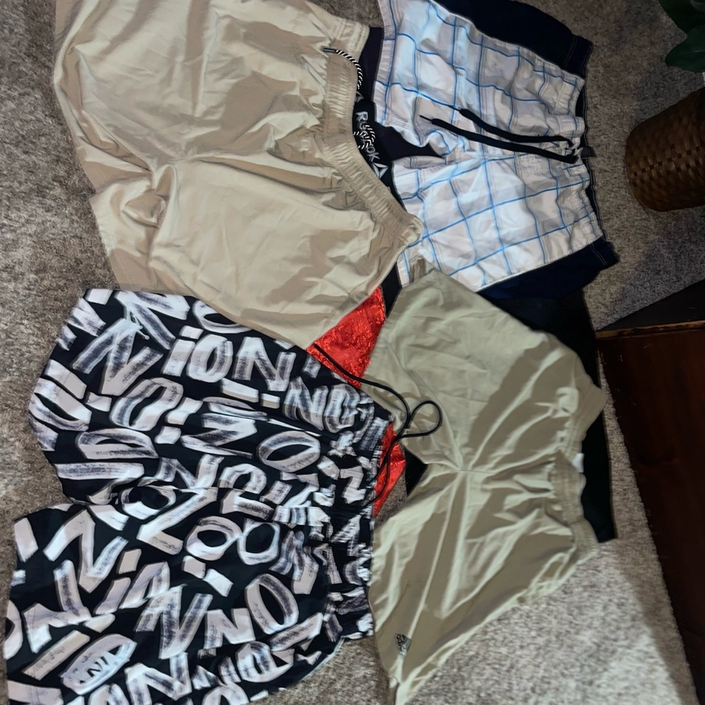 Jordan Kids Tan and Black Graphic Shorts
